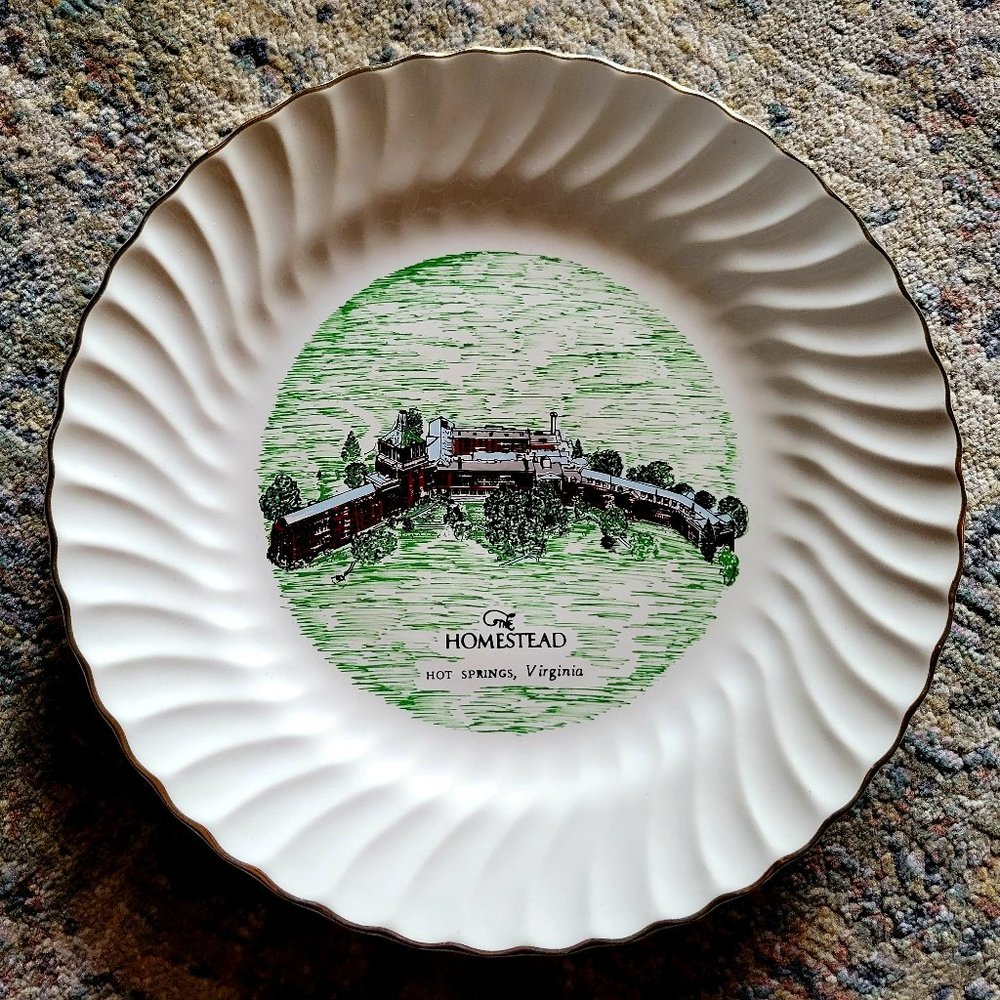 Vintage Plate The Homestead Hotel Hot Springs, Virginia